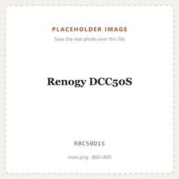 Renogy DCC50S 12V 50A Dual Input DC-DC On-Board Battery Charger with MPPT product image