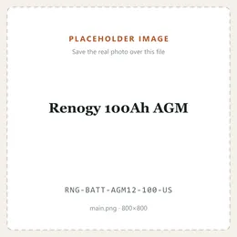 Renogy 12 Volt 100Ah Deep Cycle AGM Battery product image